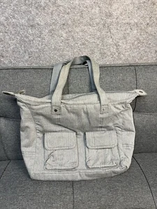 Thirty One Gray Tote Bag Purse Diaper Bag - Picture 1 of 12