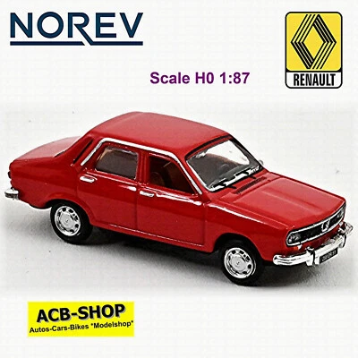 Renault 12 TL R12 Berlina 1969-75 Rosso 1:87 Norev 511259 - Immagine 1 di 2