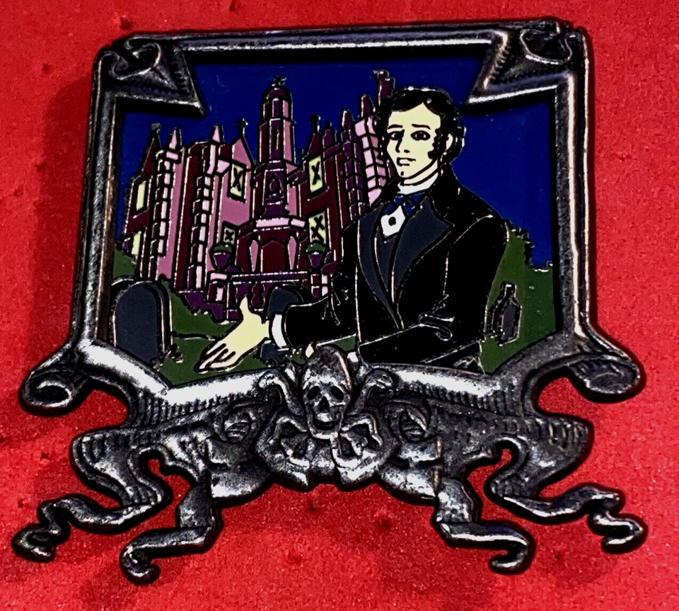 CARTÃO DOURADO DISNEY WDW 2009 THE HAUNTED MANSION MASTER GRACEY LE 1000 PIN - Imagem 1 de 1