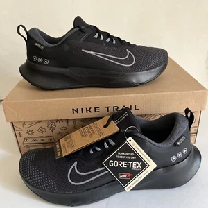 Nike Juniper Trail 2 GTX Gore-Tex Zapatos para Correr Negros Grises FB2067-001 Hombres’s 11 - Imagen 1 de 11