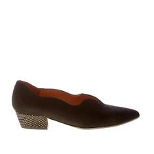 CHIE MIHARA women shoes Black soft suede Rocal pump heel 3,5 cm