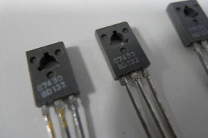 Transistor Mullard BD BD132 BD133 NPN PNP TO-126 Silicon Planar Epitaxial Power - Picture 1 of 42