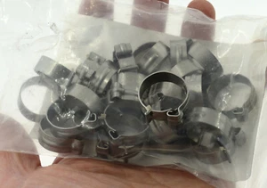 25 OEM CLIC 86-175 AEROQUIP REFRIGERANT LINE HOSE CLIP STAINLESS CLAMPS R0113868 - Picture 1 of 8