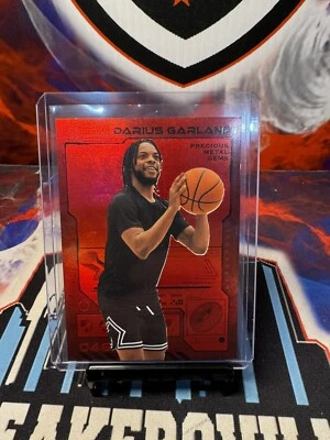 2023 Skybox Metal Universe Darius Garland Red PMG #’d 030/100 Cavaliers - Image 1 of 2