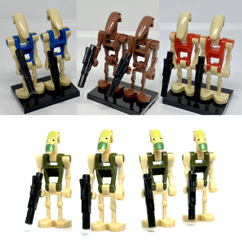 Custom Battle Droids - Choose your 4-pack - lego star wars - Image 1 of 1