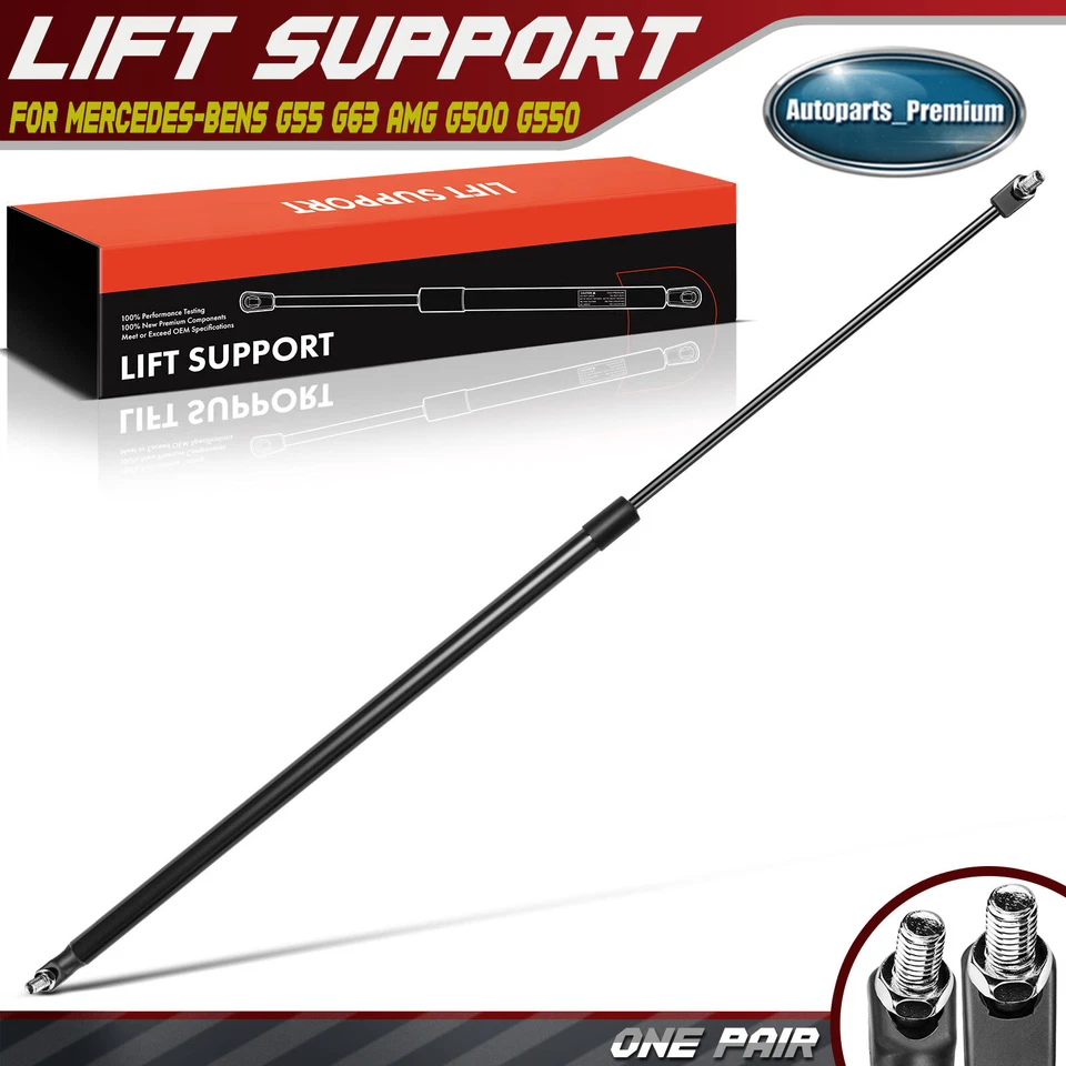 Soportes de elevación del capó delantero amortiguadores puntales para Mercedes-Benz G55 G63 AMG G500 G550 Foto 1 de 4