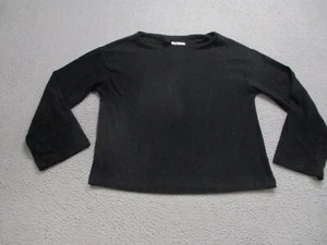 Suéter Reformation Mujer Pequeño Negro Manga Larga Manga Acampanada Pullover Elástico - Imagen 1 de 14