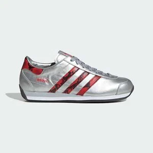 NUEVO EN CAJA*Zapatilla Adidas Country Japón *Mujer*Rojo Escarlata Plateado*Talla 6-10 - Imagen 1 de 5