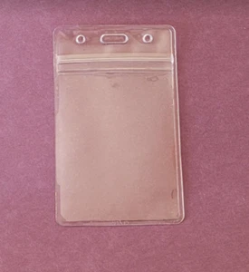 5 vertikale Ausweishalter Reißverschluss Reißverschluss Dichtung Reißverschluss Fluggesellschaft Arbeit Reisen - Bild 1 von 1