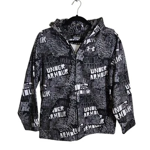 Under Armour Unique Spellout Full Zip Hoodie Size YXL - Picture 1 of 6