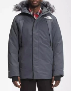 The North Face Men’s Outer Boroughs Waterproof Hooded Down Winter Parka Grey S - Picture 1 of 13