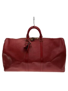 Auténtico bolso Louis Vuitton Epi Keepall 45 Boston rojo M42977 LV - Imagen 1 de 8