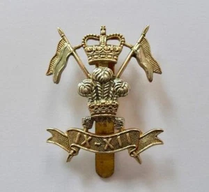 KAPPENABZEICHEN DER BRITISCHEN ARMEE. 9. Jahrhundert / 12. ROYAL LANCERS. ( 004. ). - Bild 1 von 1