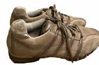 Skechers Size 9 Womens Bikers 46071 Brown Leather Suede Sneakers Lace Up