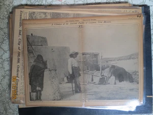 Newspaper History 812-44 New Mexico Ancient Pueblo of Laguna 1916 - Picture 1 of 1