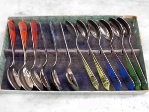 Old 1970s Malaysia Commemorative Spoon Set - Picture 1 of 18