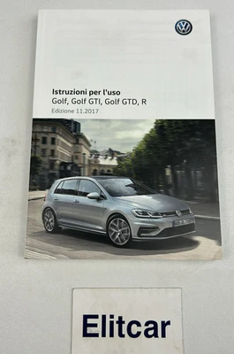 MANUALE USO ITALIANO (EDIZIONE 11/2017) 5G0012750AF VW GOLF VII - Immagine 1 di 2