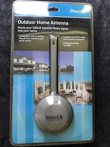 Sirius XM Satellite Radio Outdoor Home Antenna With 30FT Cable, New in Box, NOS - Picture 1 of 9