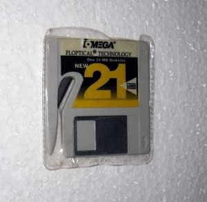 Vintage Floppy Disk Styled Letter Opener Omega Floptical Technology 21 Novelty - Picture 1 of 4