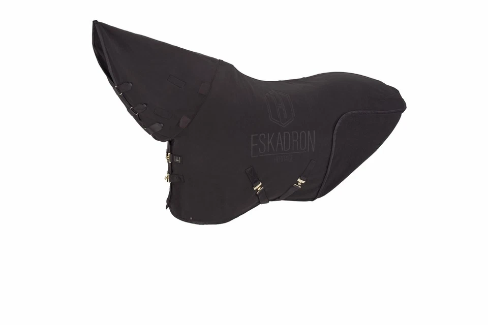 Eskadron Abschwitzdecke DOUBLE-FLEECE HIGH NECK black truffle Heritage HW 25/26 - Bild 1 von 2