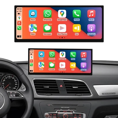 12.3'Wireless Carplay Display Radio For Audi Q3 MMI3G/RMC Stereo Multimedia Navi - Image 1 of 4