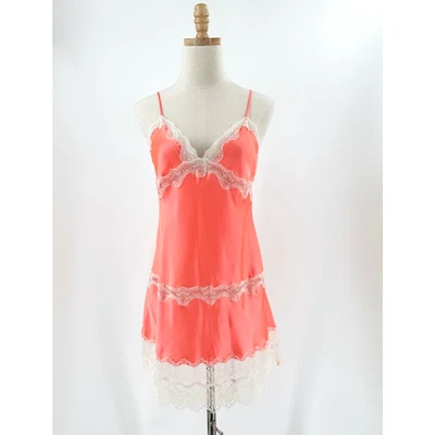 Victoria's Secret Womens Babydoll Slip Mini Dress Medium Romantic Coquette - Image 1 of 4