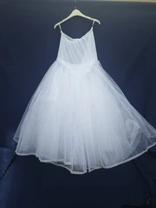 Jupon Very Full White Wedding Dress Brides Petticoat Underskirt Size Med - Picture 1 of 9