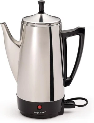 Presto 02811 12-Cup Stainless Steel Coffee Maker - Image 1 of 2