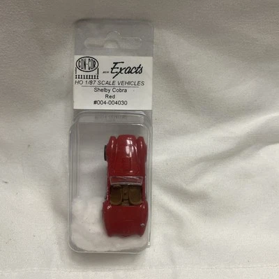 CON-COR #004-004030 HO 1/87 SCALE VEHICLES SHLEBY COBRA RED - Image 1 of 3