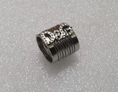 D&G Charms Stainless Steel Unisex / Ladies Ring UK SIZE L No. 11 - Image 1 of 4