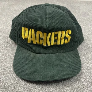 VINTAGE Green Bay Packers Mütze Erwachsene Starline Cord Snapback Cap NFL 90er - Bild 1 von 12