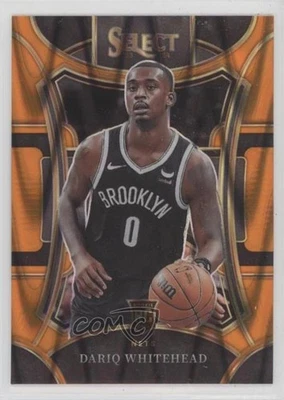 2023 Select Mezzanine Level Orange Tectonic Prizm Dariq Whitehead #308 Rookie RC - Image 1 of 2