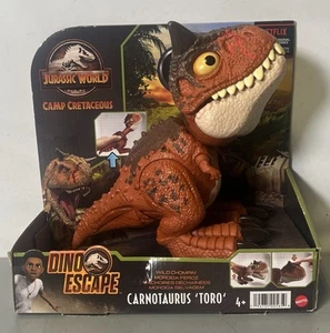 Jurassic World Camp Cretaceous Netflix Wild Chompin Carnotaurus Toro Dino ~NEW - Picture 1 of 6
