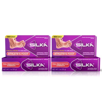 SILKA Anti-Fungal Cream, Clinical Anti-Fungus Foot Treatment, Jock Itch & Rin... - Image 1 of 4