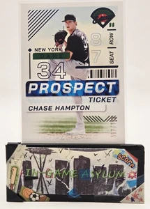 π₯2024 Panini Prospect Edition Chase Hampton #34 New York Yankees SP /199!π₯ - Foto 1 di 2
