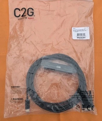 C2G Legrand 26897 / 80569 10ft USB-C to VGA Video Adapter Cable - Image 1 of 4