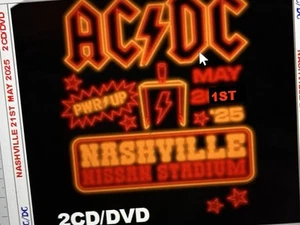 AC/DC In Nashville 2025 2CD/DVD - Picture 1 of 2