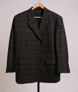 CANALI Wool Cashmere Gray Blazer Sport Coat Sz 46L EU 56 - Picture 1 of 10