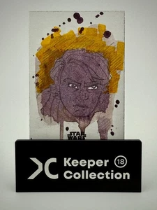2024 Topps Chrome Star Wars Galaxy 1/1 Sketch of Anakin Skywalker - Bild 1 von 2