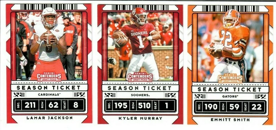 2020 Panini Contenders Draft Picks Football Base You Pick Mahomes Brady Jackson+ - Image 1 of 1