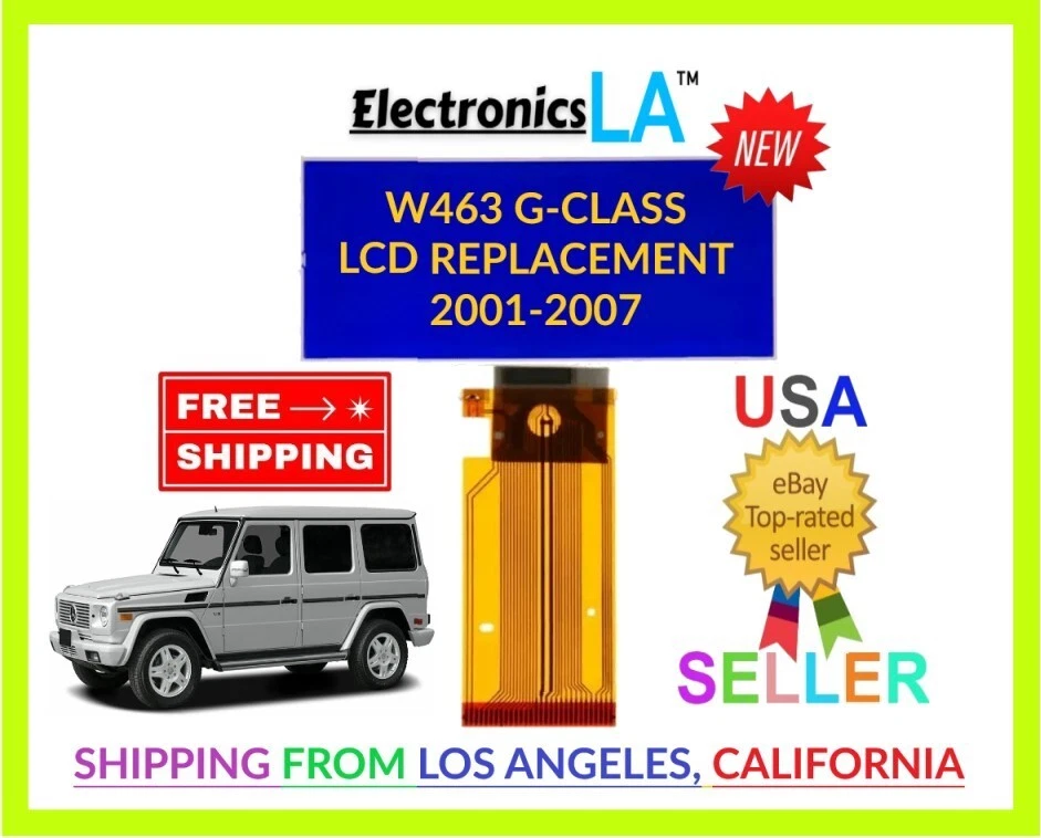 🔥MERCEDES BENZ Clase G AMG W463 Speedo Cuadro de instrumentos Pantalla LCD 00-07 Foto 1 de 4