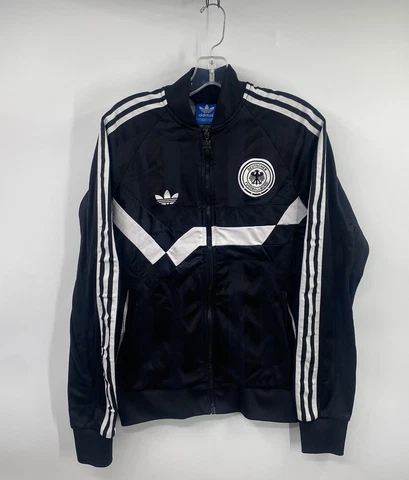 Germany Jacket Size Medium Full Zip Football Soccer Adidas 1990 retro Cover