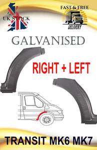 PER FORD TRANSIT MK6 MK7 00-13 PANNELLO RIPARAZIONE ALA PASSARUOTA ANTERIORE ZINCATO - Foto 1 di 8