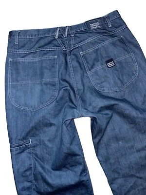 Marithe Francois Girbaud BLUE Brand X Authentic Size 40S Baggy 90s Y2K Skater - Image 1 of 4