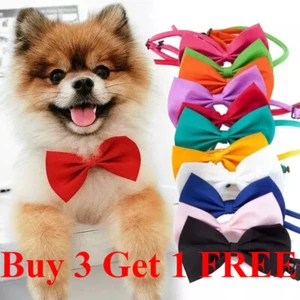 40cm Adjustable Dog Cat Bow Tie Puppy Pets Neck Tie Pet Supplies Kitten puppy . - Picture 1 of 32