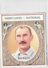 JAKE BECKLEY, ST. LOUIS CARDINALS, CIGAR ART CARD, 3  " X  4", BLANK BACK