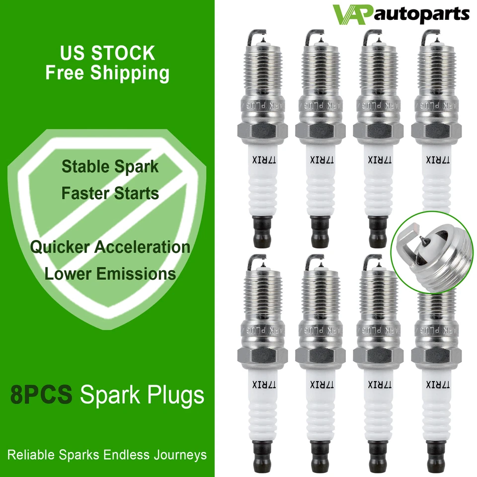 8x Iridium & Platinum Spark Plugs For 2006-2009 Cadillac STS 4.4L V8 - Image 1 of 4
