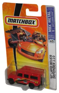 Matchbox MBX Metal (2007) Red '97 Land Rover Defender 110 Toy Car #65 - (Damaged - Picture 1 of 1