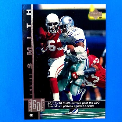Emmitt Smith 1997 Upper Deck Card #133 NFL HOF Dallas Cowboys - Image 1 of 2