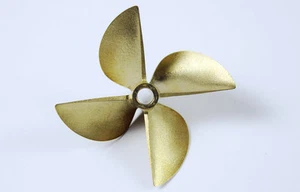 RC Boat CNC Bronze Propeller 6717 4 Blades For 1/4" 6.35mm Propeller Shaft - Picture 1 of 3